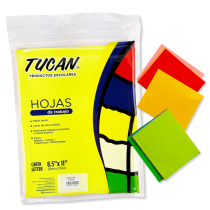 Bolsa Paper Bright 80 Gramos 100 Hojas.  (Colores Surtidos)