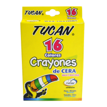 Crayón De Cera Estándar 16 Colores