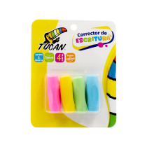 Corrector De Escritura 4 Piezas Tucan