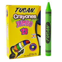 Crayón De Cera Jumbo 12 Colores