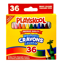 Crayón de Cera Lavable 36 colores