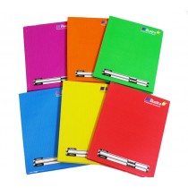 Cuaderno Empastado 100h Blanco (Colores Surtidos)