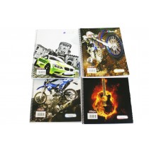 Cuaderno Espiral Carta 100h Cuadros