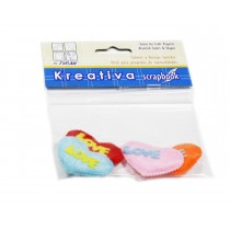 Scrapbook Figuras Corazón Pequeño Moña