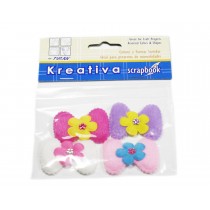 Scrapbook Figuras Moña Flor