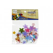 Scrapbook Figuras Tela Estrellas