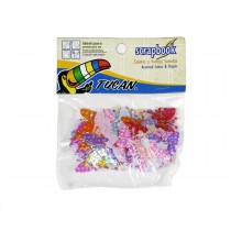Scrapbook Figuras Tela Mariposa