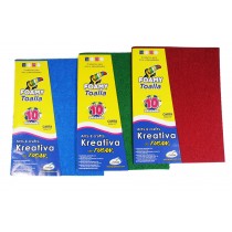 Foamy Toalla hoja Colores 