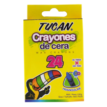 Crayón de Cera Estándar Triangular 24 Colores