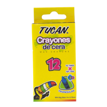 Crayón de cera Estándar Triangular 12 Colores