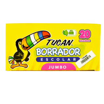 Borrador Hule Caja 20 Unidades