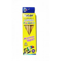 Lápiz HB Triangular Jumbo Con Borrador Docena