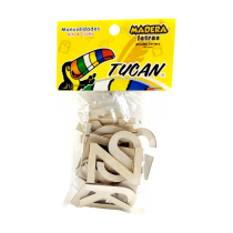 Letras De Madera Mediana 26 Unidade