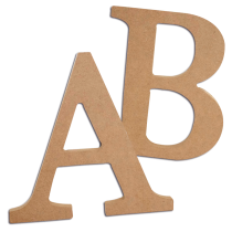 Letras de Madera MDF
