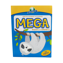 Libro Mega Perezoso Trazos y colores 2