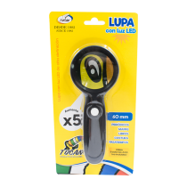 Lupa Tucan Con Luz Led 5X 60 mm