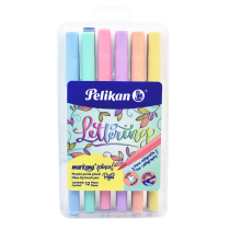 Marcador Estuche Pelikan Markana Pincel Pastel 12 Col.