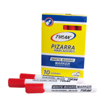 Marcador Pizarra Redondo Rojo (Unidad)
