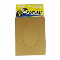 Marco Para Foto Papel Mach Oval