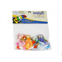 Scrapbook Mini Muñecas  Rosas