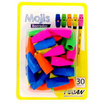 Borrador Gorros para Lápiz Mojis  / 30pc