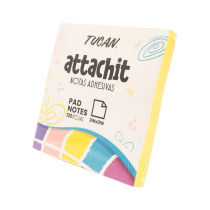 Notas Tucan 3X3" Amarillo Pastel 100H