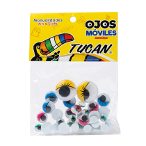 Ojos Moviles Impresos 4 Tamaños