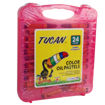 Crayón Pastel Caja Plástica 24 Colores