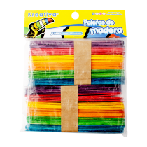 Paleta De Madera Jumbo 80 Pcs Color