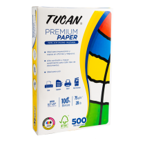 Papel Bond Premium Tucan T/ Oficio 500H