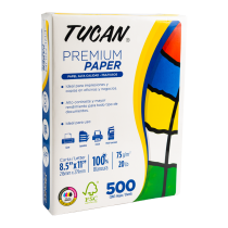 Papel Bond Premium Tucan T/ Carta 500 H