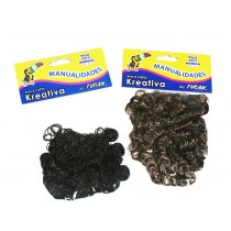 Pelo Para Muñeca Cafe