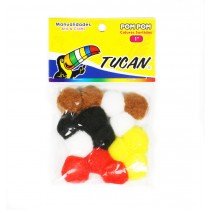 Pom Pom 1" 15 Pcs Surtido