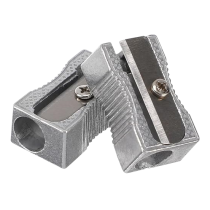 Sacapuntas Metálico Cuña 1 Agujero 24 Piezas