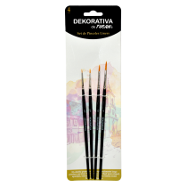Set 4 Pincel Liners Dekorativa