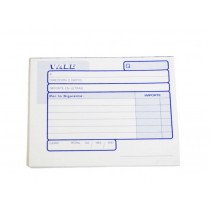 Vales tamaño 1/4 carta (Block / 50 uni)