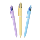 Bolígrafo Bic 4 Colores 1.0MM Pastel Unidad