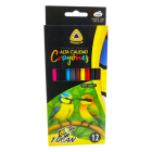 Crayon de Madera Alta Calidad Triangular 12 Colores
