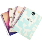 Cuaderno Doble Anillo Multimateria (5) Pasta Dura Norma 160 hojas Líneas Kiut