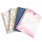 Cuaderno Doble Anillo Multimateria Pasta Flexible Kiut  200 Hojas