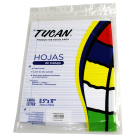 Hoja Bond Doble Línea Carta Bolsa Plástica 100 Hojas