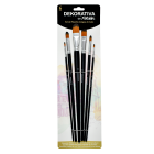 Set 6 Pincel Lengua de Gato Dekorativa