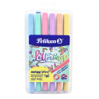 Marcador Estuche Pelikan Markana Pincel Pastel 12 Col.