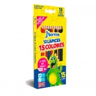 Crayones Norma Triangular x15 Colores