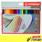 Stabilo Lápiz 36 Colores AQUACOLOR (Cartón)