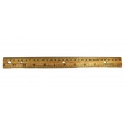 Regla De Madera 30 Cms
