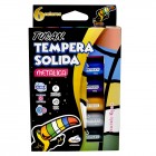 Tempera Tucan Solida En Barra 6 Colores Metalico