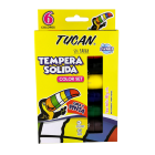 Tempera Tucan Solida En Barra 6 Colores